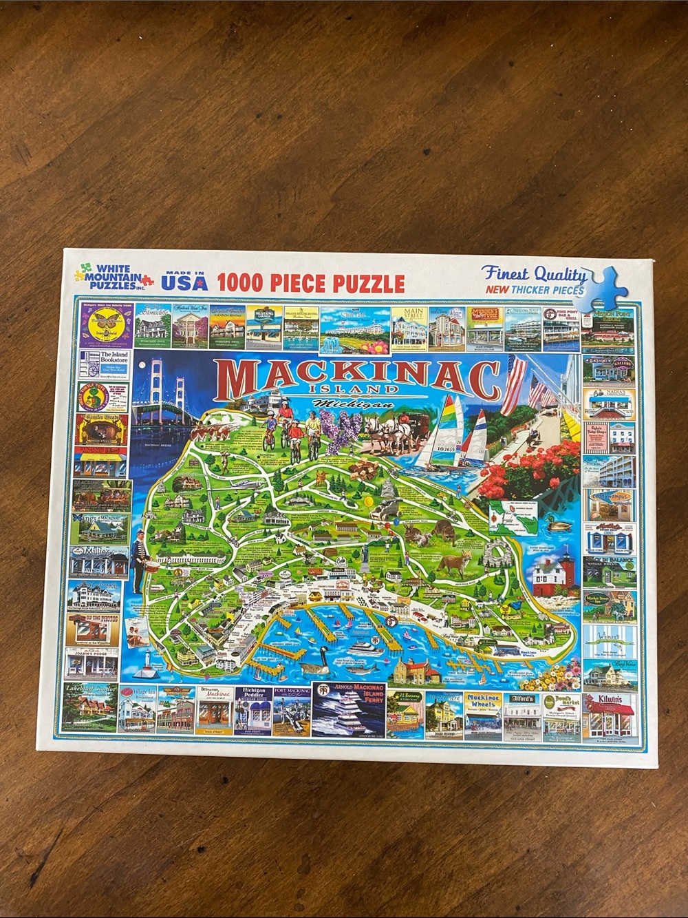 White Mountain • Mackinac Island • 1000 Piece Puzzle - Picture 6 of 6